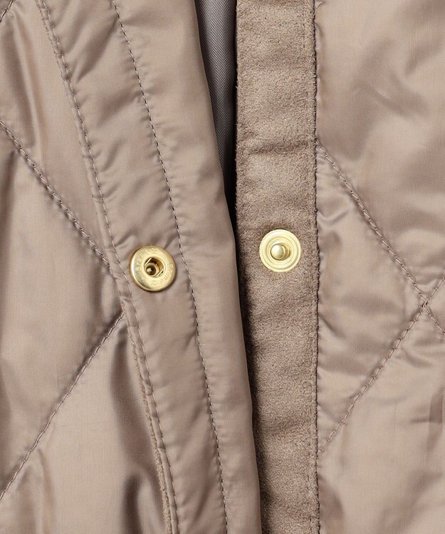 J.PRESS LADIES S 【WEB限定カラーあり】コンパクトタフタキルティング ブルゾン ベージュ系