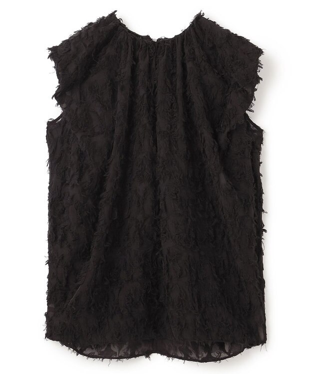 BEIGE， FRANCETTE / ジャガードトップス Black