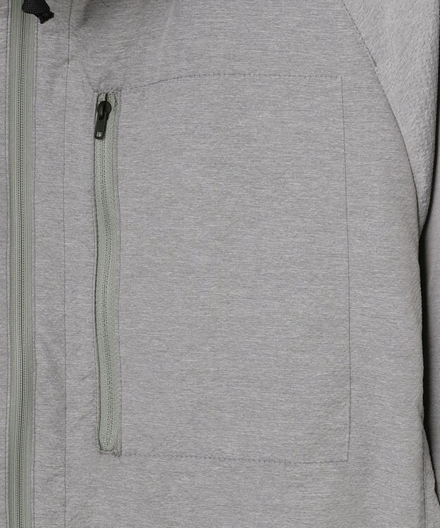 JOSEPH ABBOUD MOUNTAIN 【UNISEX】3Dエンボス パーカー ライトグレー系