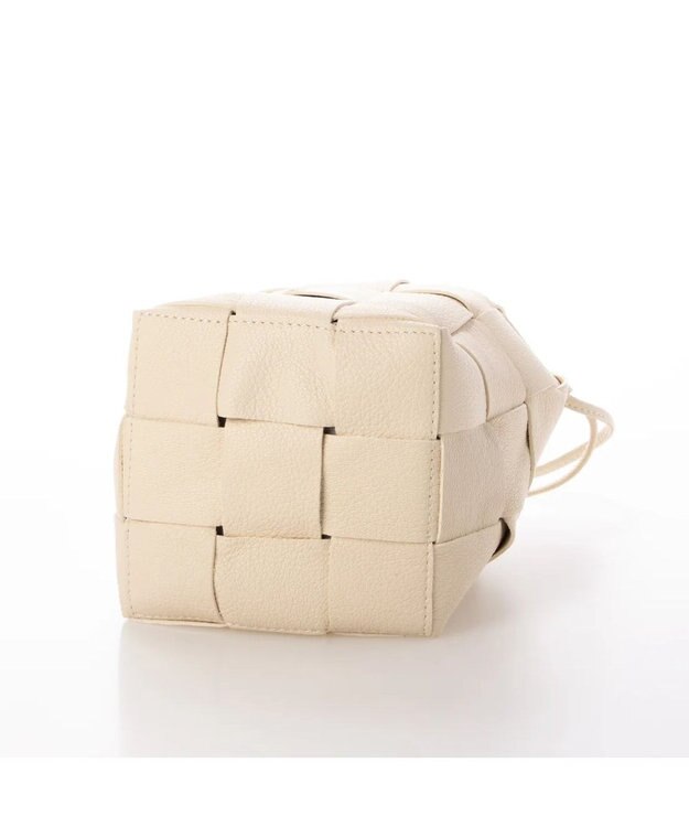 UNBILLION perche サスティナブルメッシュドロストショルダーバッグS アイボリー