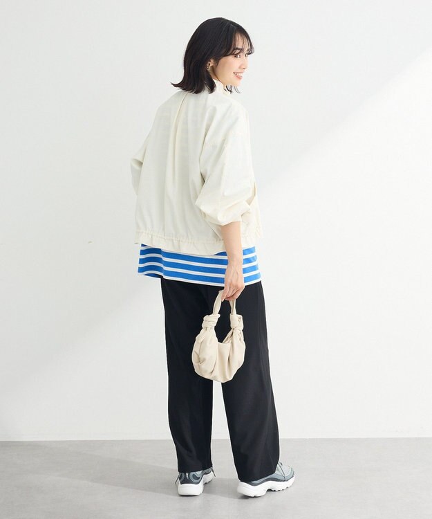 Green Parks 撥水加工　スタンドドロストブルゾン Ivory