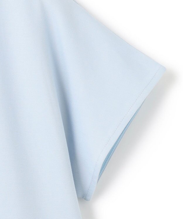 UNFILO BEAUTY FORM ペプラムＴシャツ スカイブルー