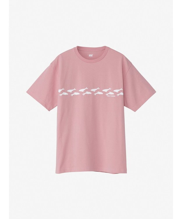HELLY HANSEN ショートスリーブラウンドシールティー ピンクシェル