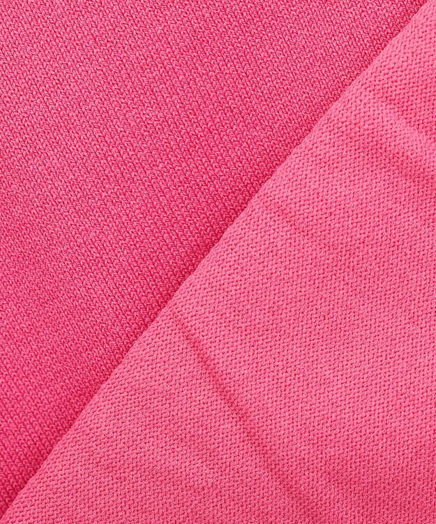 組曲 【5色展開・洗える】MINA半袖 カラーカーディガン オールドローズ系