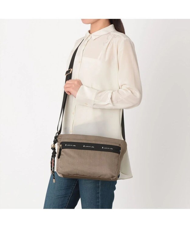 LANVIN en Bleu トゥリズム ショルダーバッグ ベージュ