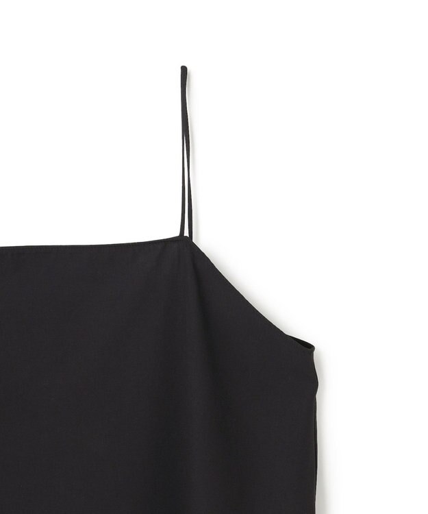 UNFILO レースヘム キャミソール ブラック