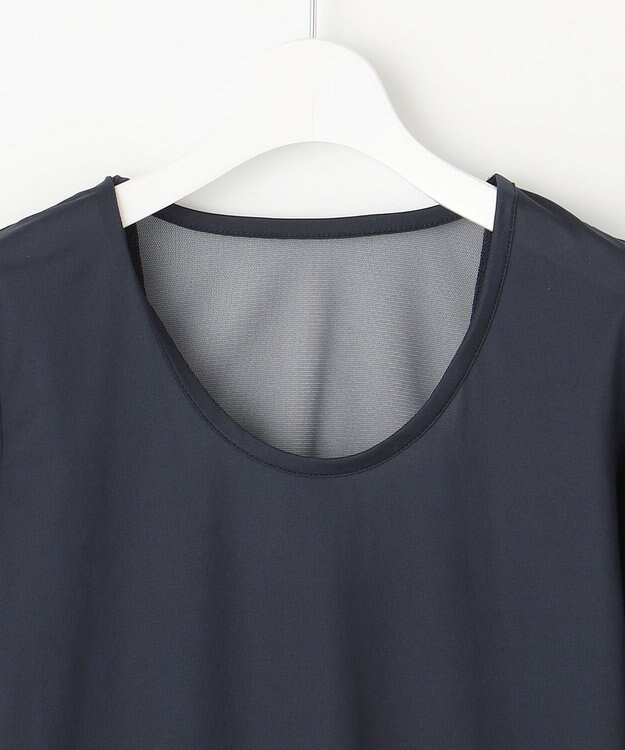 23区GOLF 【WOMEN】【吸水速乾・UVカット】３０ｄインナーUネック カノコ ネイビー系