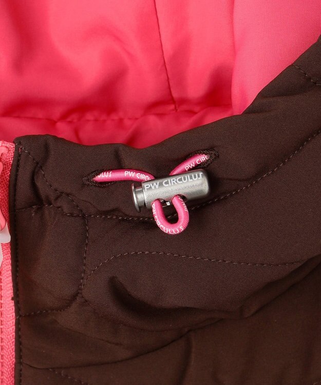 PW CIRCULUS 【撥水加工 / ストレッチ】【MEN】キルティング中綿ブルゾン ゴルフ ダークブラウン系