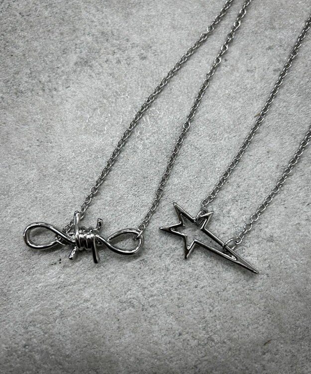 WEGO Lワイドモチーフネックレス 柄1