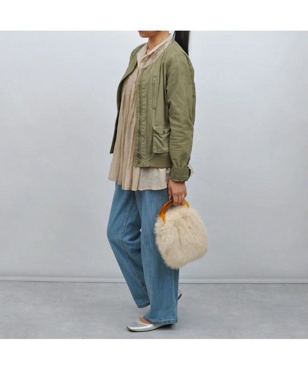 UNBILLION カシュカシュ cachecache / プラハンドルエコファー2way手提げ ベージュ