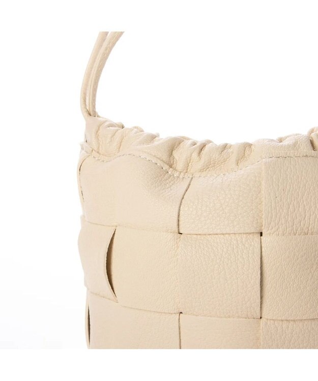 UNBILLION perche サスティナブルメッシュドロストショルダーバッグS アイボリー