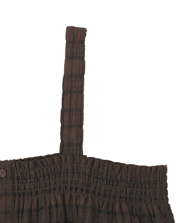 AMERICAN HOLIC シアーチェックビスチェ Brown