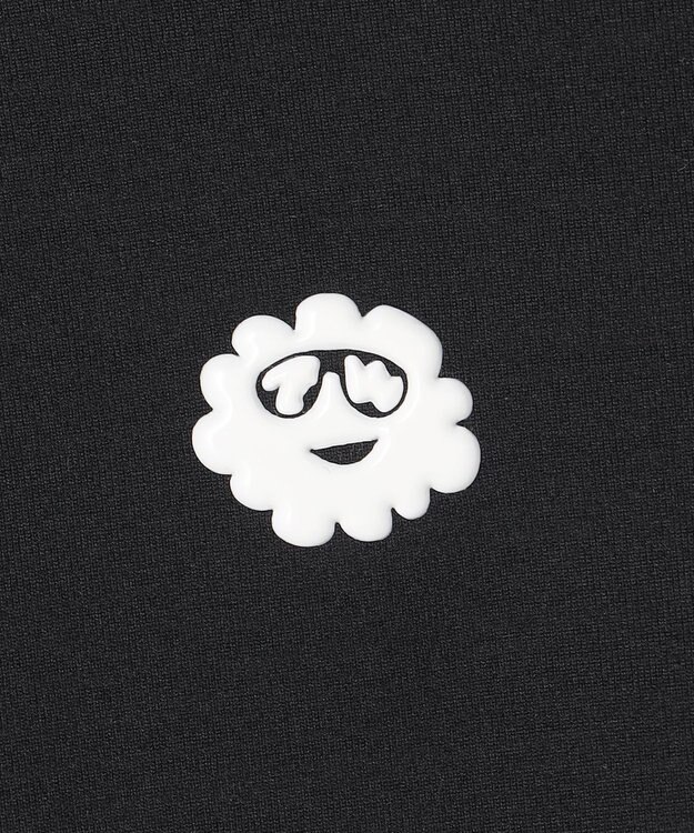 PW CIRCULUS 【WOMEN】アニマルグラフィックモックネック  ゴルフウェア レディース ブラック系