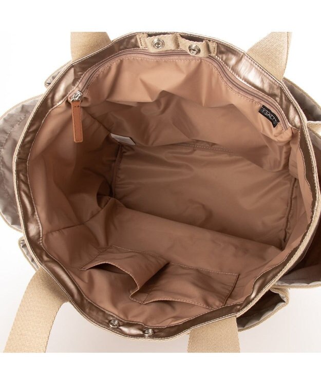 Y'SACCS コーティングワッシャートート Lサイズ ピンク