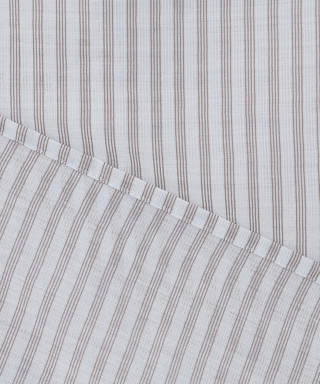 J.PRESS LADIES L シアーピンストライプ カットソー スカイブルー×スレート系1