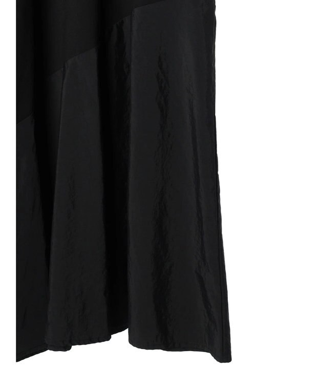 Green Parks armonia．布帛切り替えポンチワンピース Black