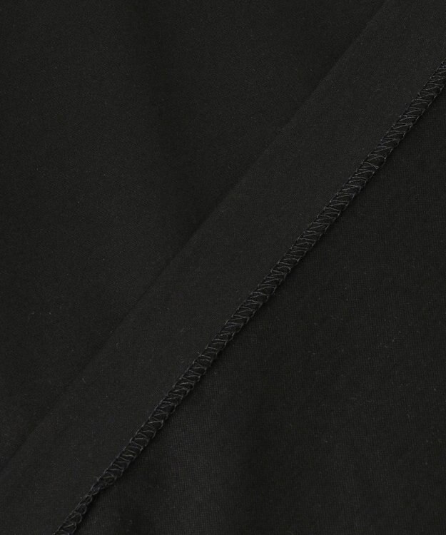 BEIGE， DIOP / スビンコットン ドレープTシャツ Black