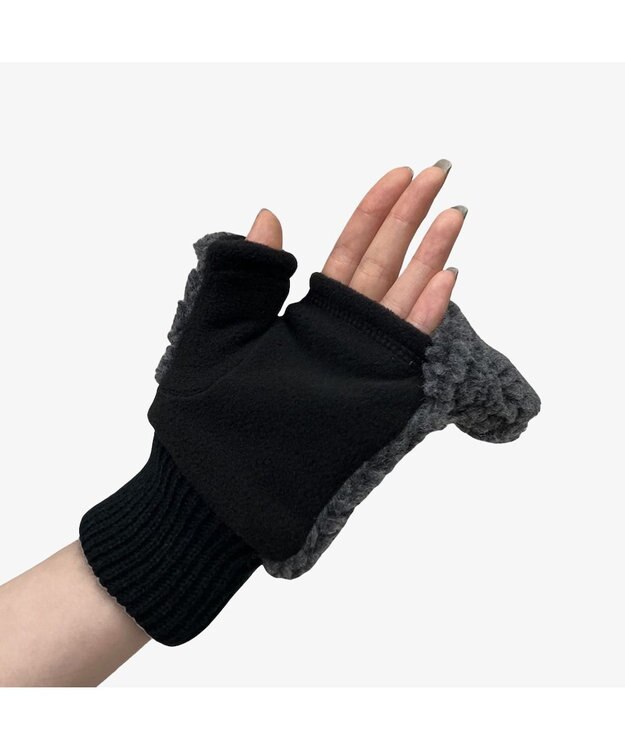 林八百吉商店 Coleman フードボアミトン ブラック