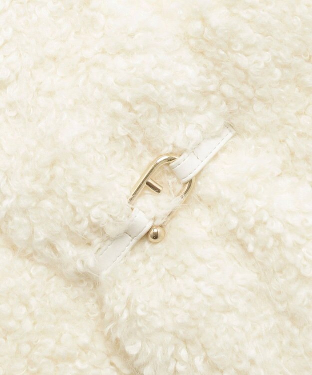 MOONBAT FURULA プードルファーマフラー オフホワイト