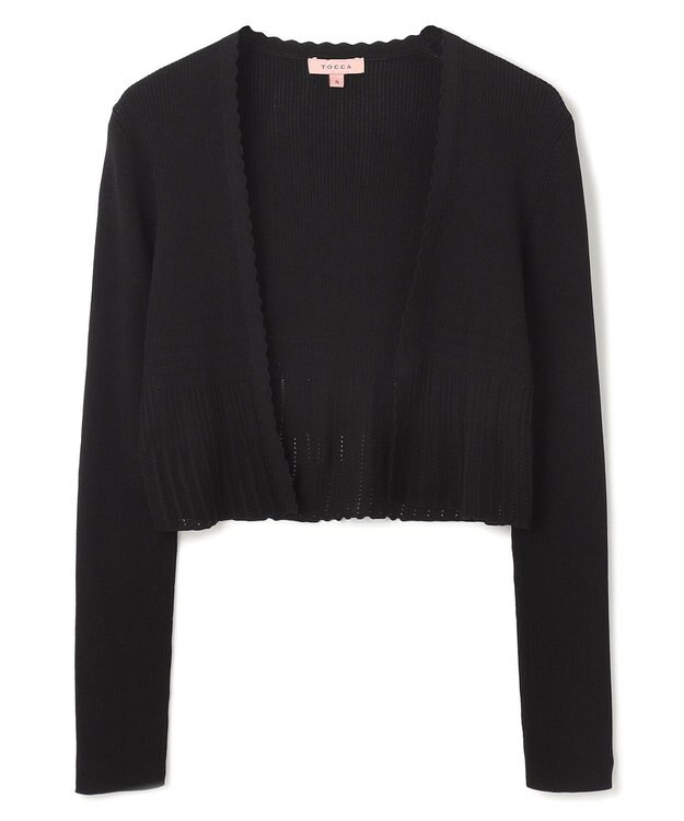 TOCCA EYELET AJISAI BOLERO ボレロ ブラック系