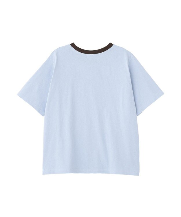 earth music&ecology 【綿100％】アソートリンガーＴシャツ Sax