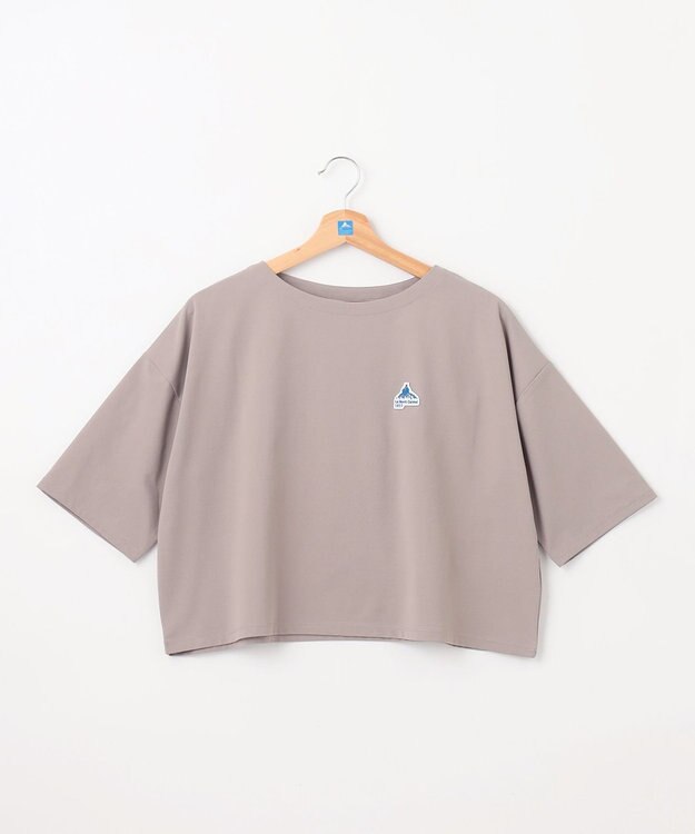 SHARE PARK LADIES 【UVカット・吸水速乾・ストレッチ・軽量 】エンブレムショートTシャツ（S・Mサイズ） グレー系