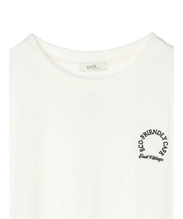 earth music&ecology Ｓｕｇａｒ　スリットＴ Off White