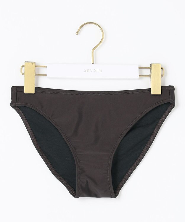 ANY SIS 【3SET】フレア スイムウェア ディープグリーン×ブラウン