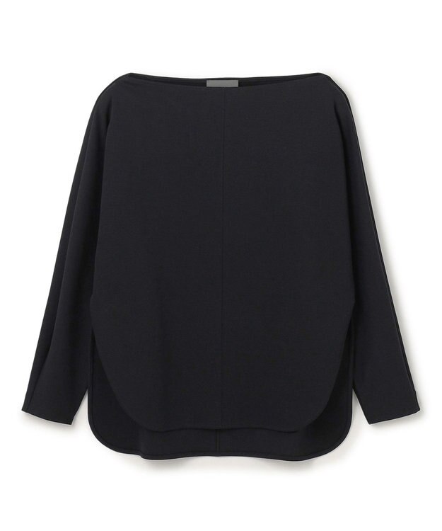 uncrave ダブルフェイスジャージー ドルマンスリーブトップス ブラック