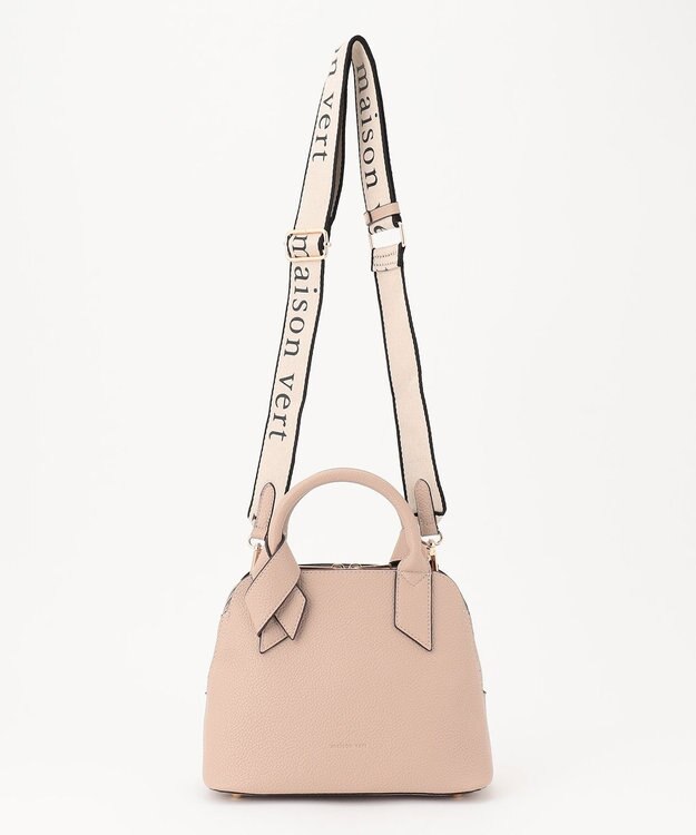 LA BAGAGERIE 【maison vert】 【超軽量/多収納】リボンハンドル2WAYバッグ グレージュ