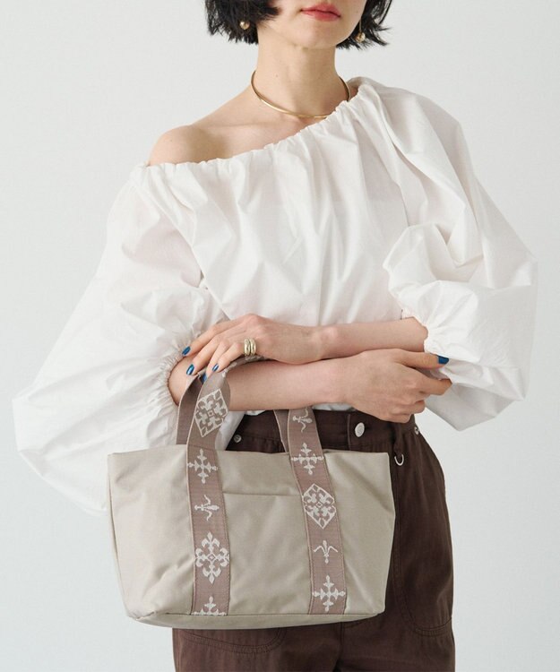 russet コーデュラナイロンデイリートートバッグ(CE-1743-WEB) L.Greige