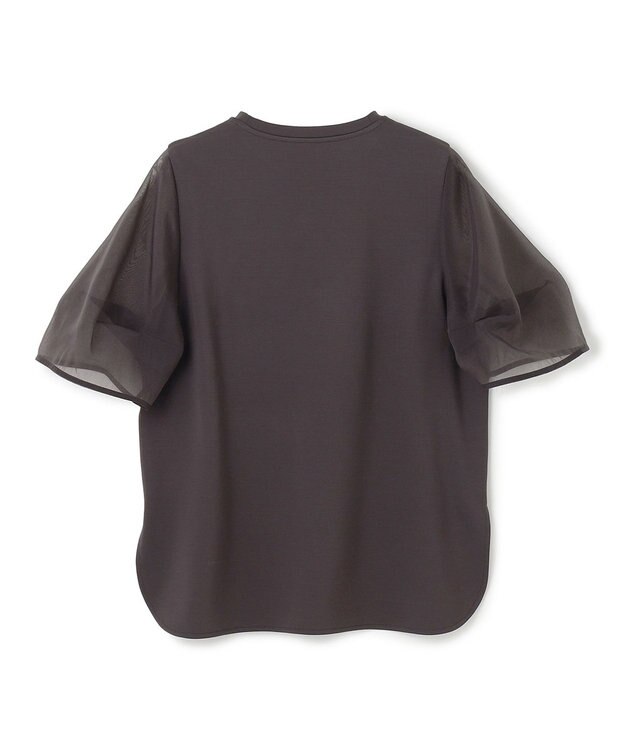 UNFILO BEAUTY FORM-T シアースリーブT チャコールグレー