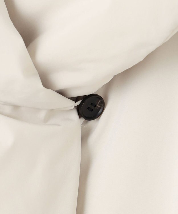 ICB ADSダウン ショールカラーコート トープ系