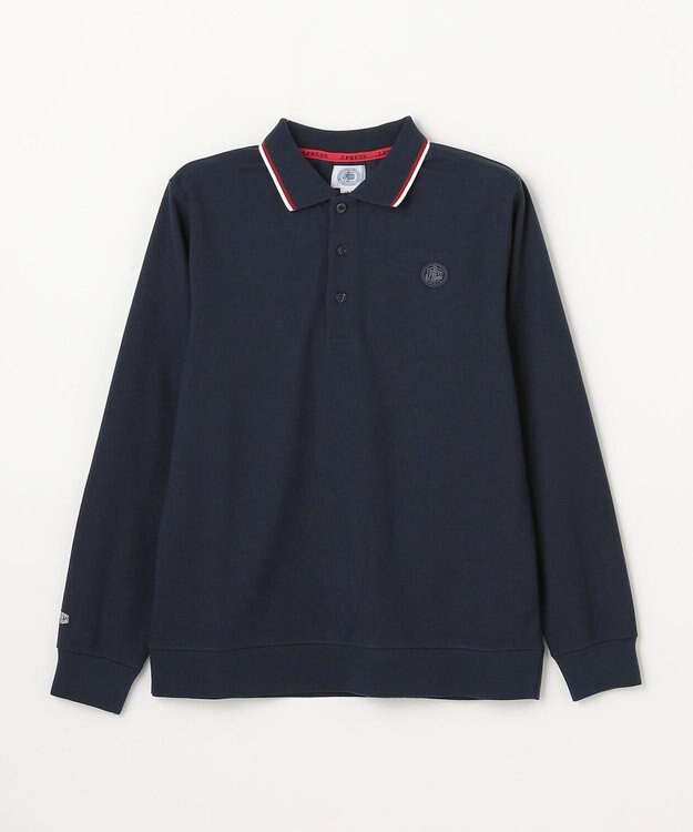 J.PRESS KIDS 【140-170cm】リブライン ポロシャツ ネイビー系