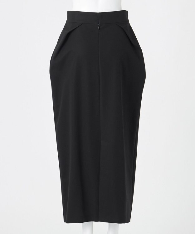 23区 【エステータ】コットンダブルクロス スカート ブラック系