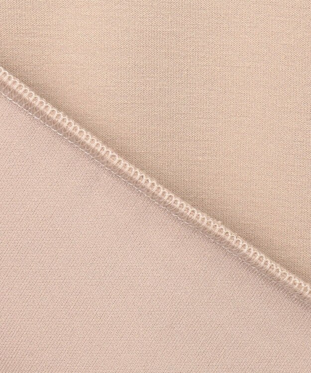 Feroux 【洗える】袖フリルダンボール プルオーバー ベージュ系