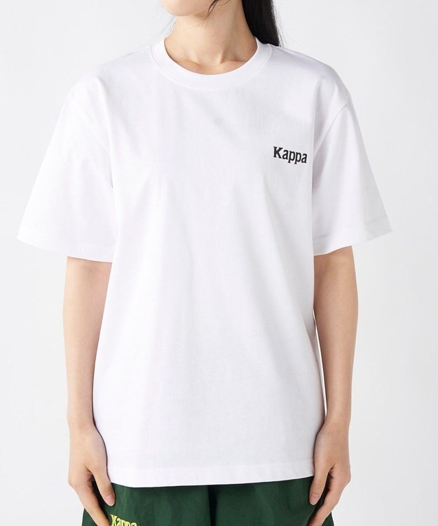 OP／FILA 【Kappa】ランニンググラフィック Tシャツ ホワイト