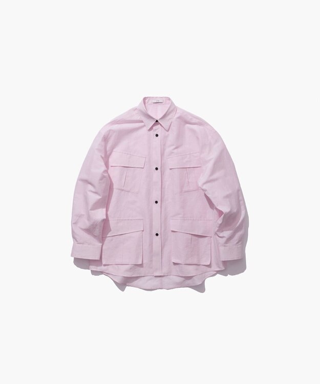 ATON SILK LINEN POPLIN | ジャングルファディーグジャケット PINK