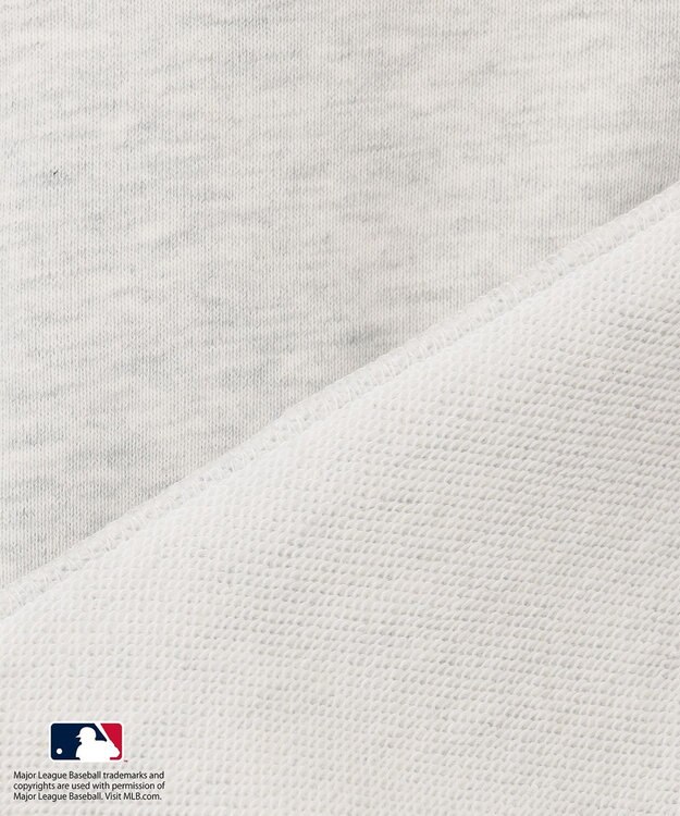 ANY L 【洗濯機可/UVケア】MLB/メジャーリーグベースボール ジップスウェット ライトグレー