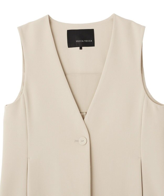 YECCA VECCA ノーカラージレ Light Beige
