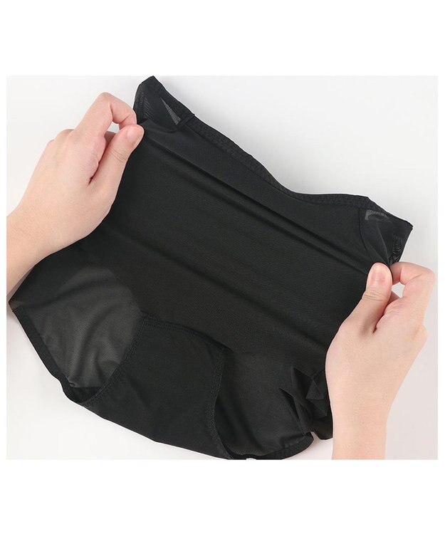 WACOAL ショーツ 補整ショーツ おなかとヒップをサポート さらっと快適 レディース PPG150 /ワコール ブラック