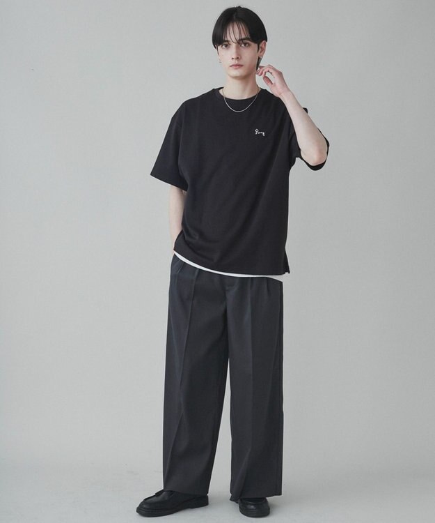 WEGO 【ユニセックス着用ITEM】AIRFUNCTION　シンプルロゴT（S） ブラック