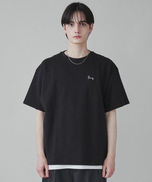 WEGO 【ユニセックス着用ITEM】AIRFUNCTION　シンプルロゴT（S） ブラック