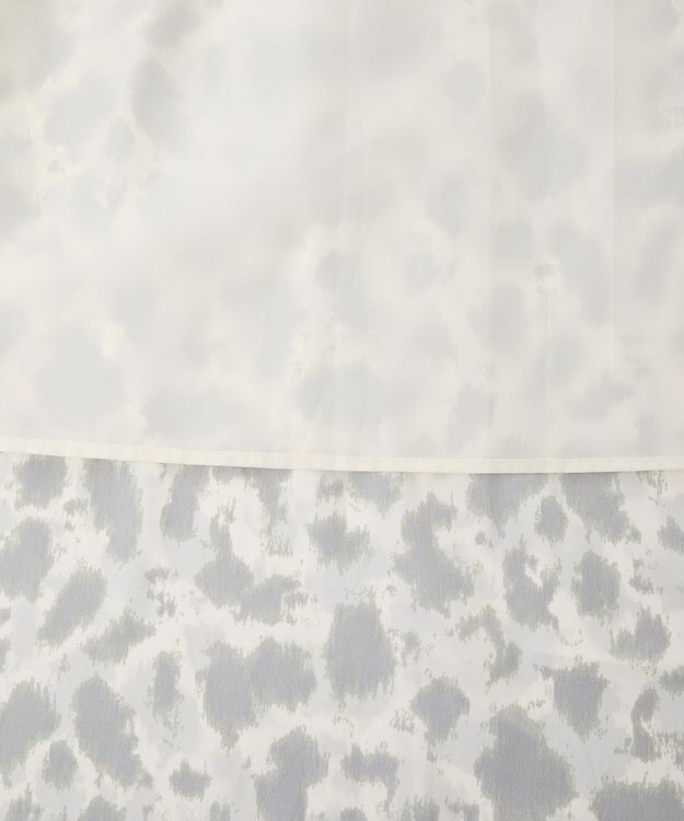 CRAFT STANDARD BOUTIQUE ヒョウ柄プリントIラインスカート Beige