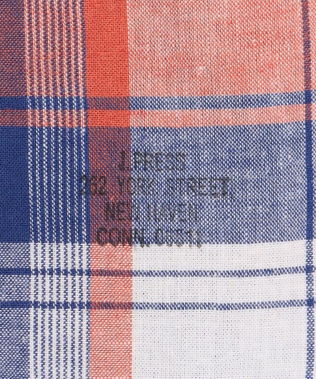 J.PRESS MEN 【WEB・一部店舗限定】コットンリネンチェック シャツ/B.D オレンジ系4