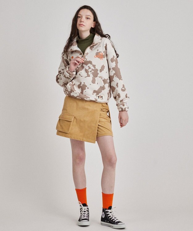 PW CIRCULUS 【WOMEN】コーデュロイ スカート見えショーツ ベージュ系