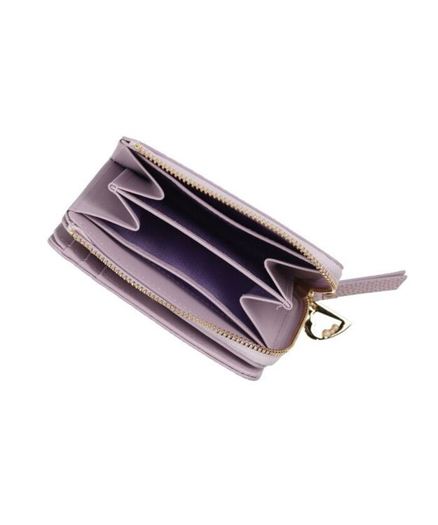 LANVIN en Bleu マゼンダ Lファスナー二つ折り財布 ライラック