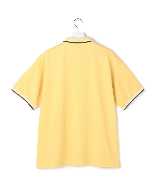 J.PRESS YORK STREET 【UNISEX】ブルドックワッペン カノコ ポロシャツ イエロー系