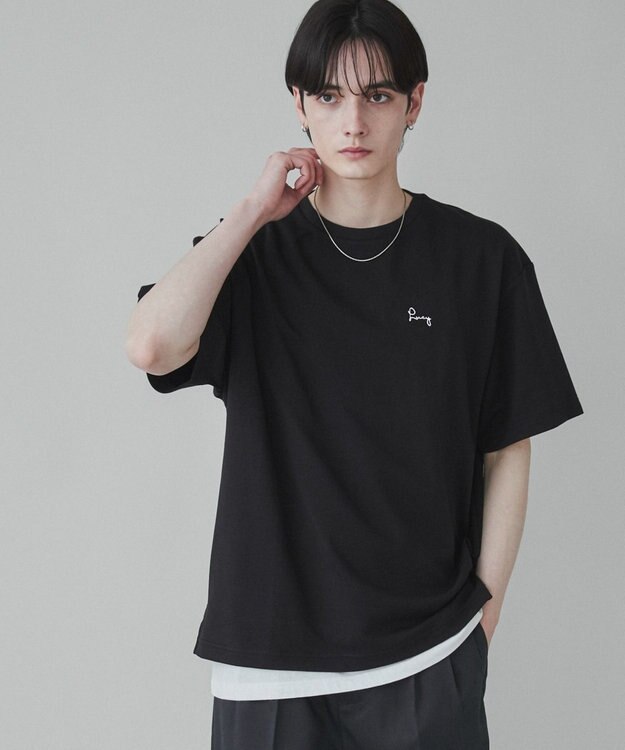 WEGO 【ユニセックス着用ITEM】AIRFUNCTION　シンプルロゴT（S） ブラック