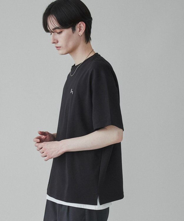 WEGO 【ユニセックス着用ITEM】AIRFUNCTION　シンプルロゴT（S） ブラック